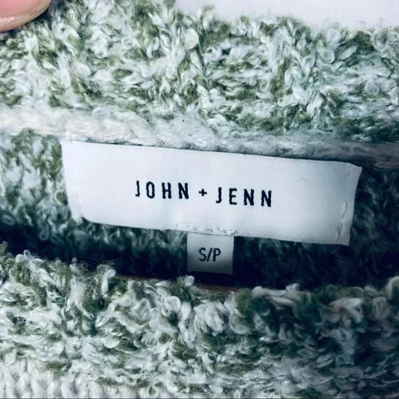 John + Jenn Revolve Mixed Yarn Colorblock Sweater Size Small - Picture 6 of 10